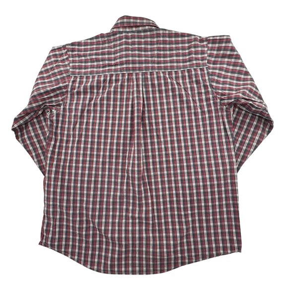 Wrangler‎ Rugged Wear Plaid Button Down Wrinkle Resist Shirt - Picture 3 of 6
